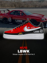 Skyline GTR R34 Nr. 5 Custom Sneakers